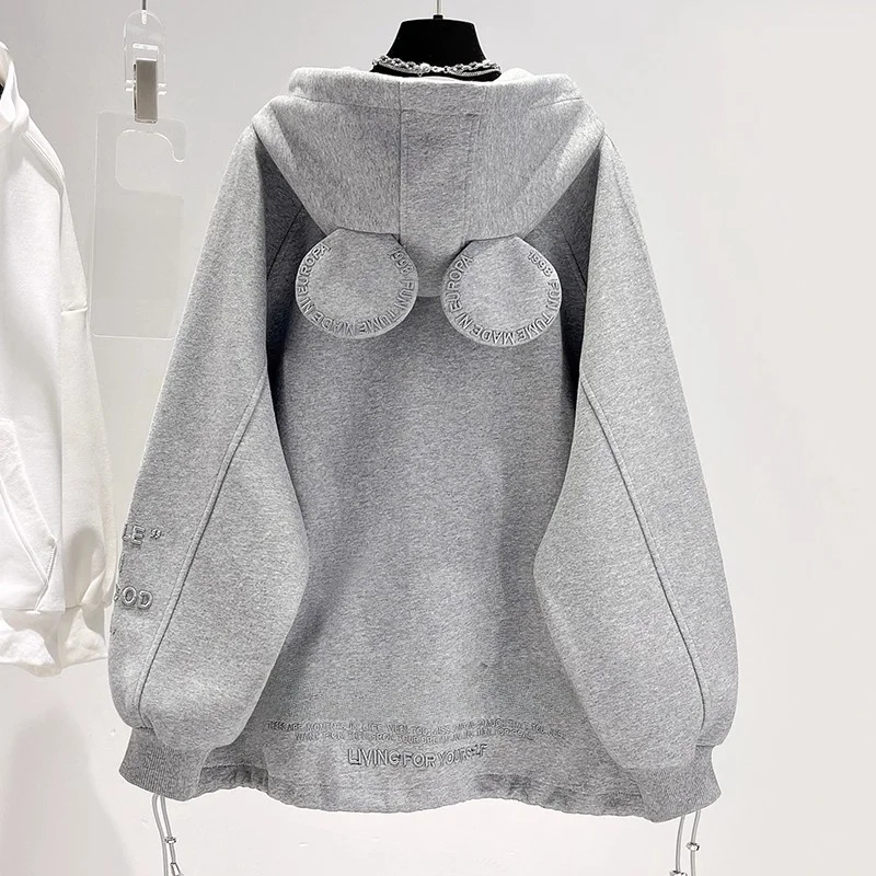 Женский кардиган-толстовка Qingdao Jimo Thiened Fce с капюшоном, осенне-зимний, средней длины, на молнии, в корейском стиле, с длинными рукавами
Женский кардиган-толстовка Qingdao Jimo Thiened Fce с капюшоном, осенне-зимний, средней длины, на молнии, в корейском стиле, с длинными рукавами