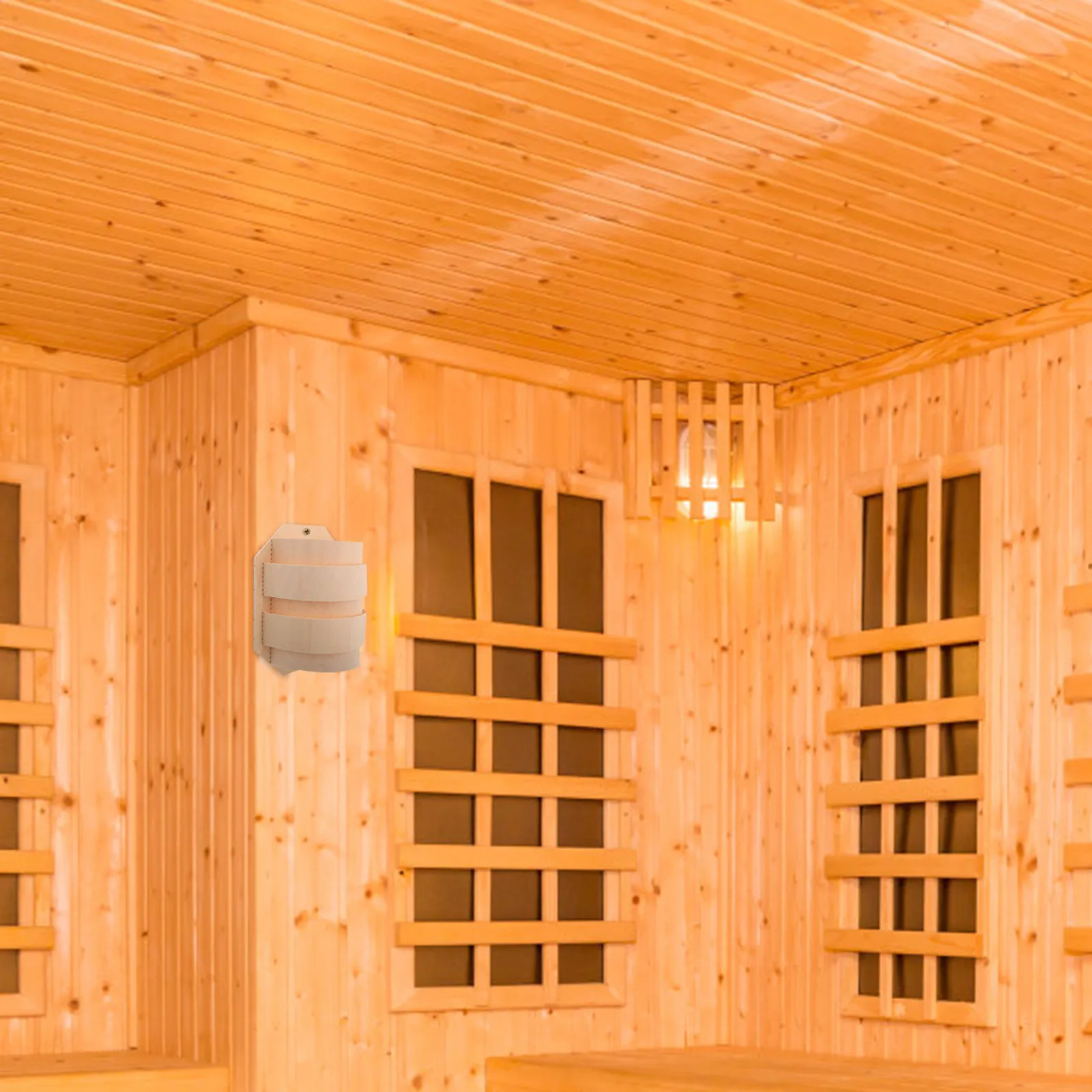 Sauna Room Lampshade Wooden Light Cover Delicate Thin Lightweight Decorative Fixture for Steam Room Sauna Light Accessory
Sauna Room Lampshade Wooden Light Cover Delicate Thin Lightweight Decorative Fixture for Steam Room Sauna Light Accessory