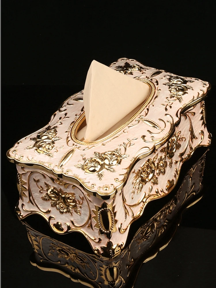 Large Size Thiened Metal Zinc Alloy High End Rose Flower Tissue Box Home Storage Utili Ornament European Sle Rectangula...
Large Size Thiened Metal Zinc Alloy High End Rose Flower Tissue Box Home Storage Utili Ornament European Sle Rectangula...