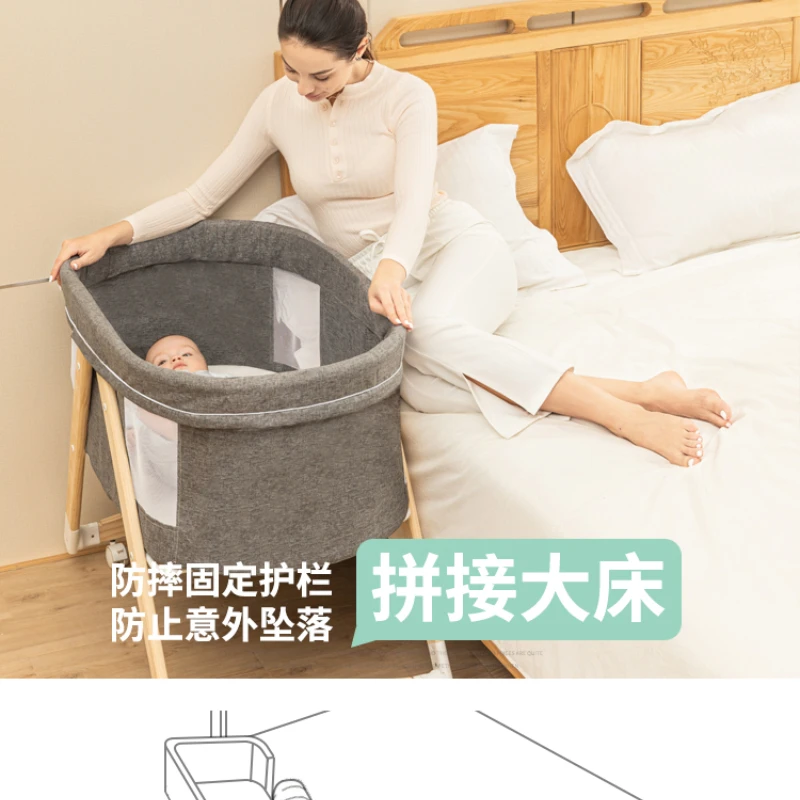 Baby Crib Foldable Mobile Portable Newborn Small Bed Bassinet Baby Shaker Multifunctional Stitching Bed
Baby Crib Foldable Mobile Portable Newborn Small Bed Bassinet Baby Shaker Multifunctional Stitching Bed