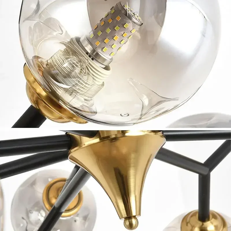 Designer's High-end Colored Glass Magic Bean Chandelier Living Dining Room Bedroom Decor Hanging Lamp Splendid Bright LED Light
Designer's High-end Colored Glass Magic Bean Chandelier Living Dining Room Bedroom Decor Hanging Lamp Splendid Bright LED Light