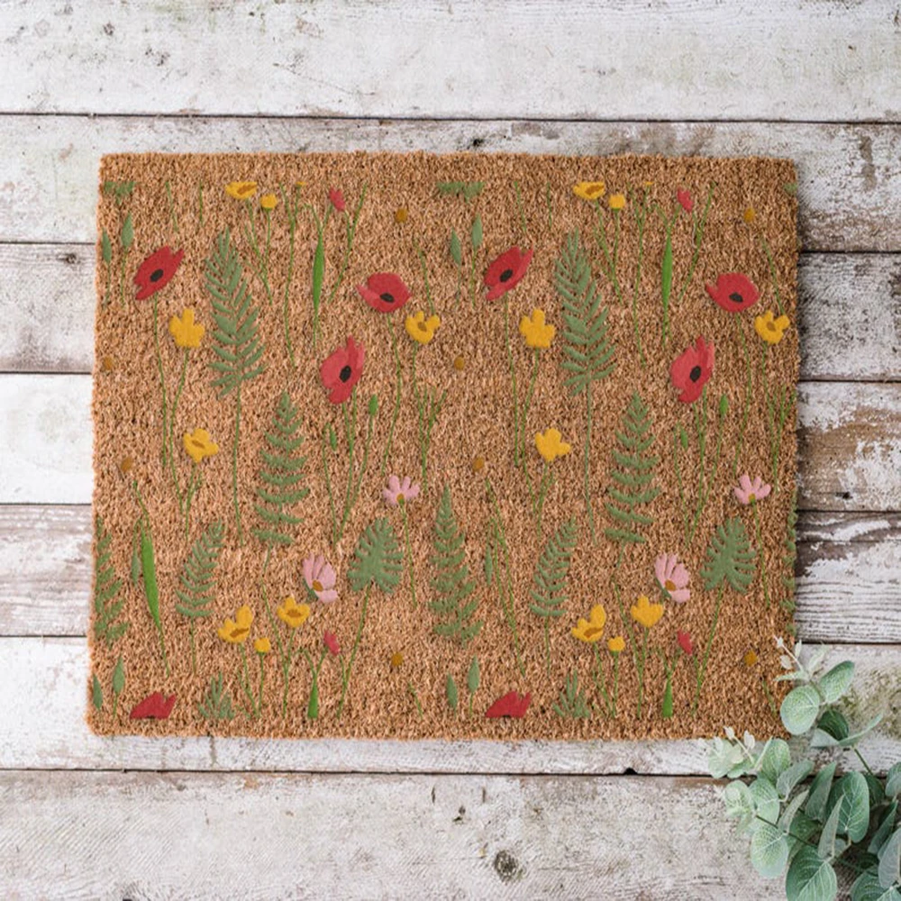Floral Outdoor Welcome Doormat Vibrant Whimsical Flower Coir Mat Colorful Spring Vibe Non Slip Easy Clean Rug New Home Gift
Floral Outdoor Welcome Doormat Vibrant Whimsical Flower Coir Mat Colorful Spring Vibe Non Slip Easy Clean Rug New Home Gift