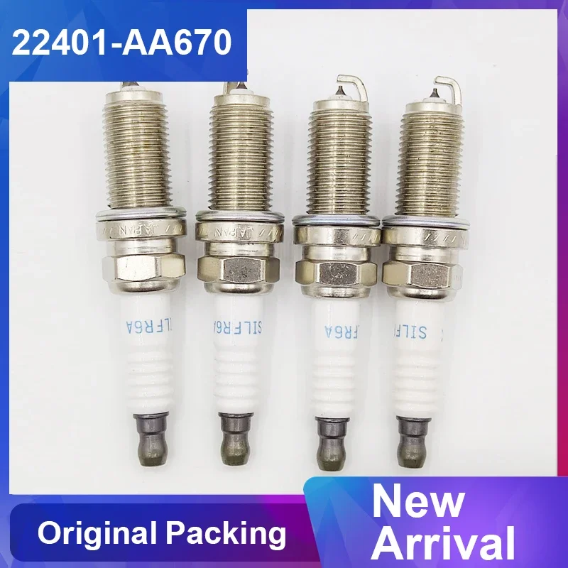 4PCS 22401-AA670 SILFR6A 7913 Iridium Spark Plug For Subaru Forester Impreza Tribeca 2.5L 3.6L Outback WRX Legacy 22401AA670
4PCS 22401-AA670 SILFR6A 7913 Iridium Spark Plug For Subaru Forester Impreza Tribeca 2.5L 3.6L Outback WRX Legacy 22401AA670