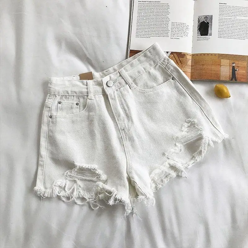 Denim Shorts Women Korean Fashion High Waist Short Jeans Female Summer Slim Streetwear Irregular Wide Leg Shorts Ladies New
Denim Shorts Women Korean Fashion High Waist Short Jeans Female Summer Slim Streetwear Irregular Wide Leg Shorts Ladies New