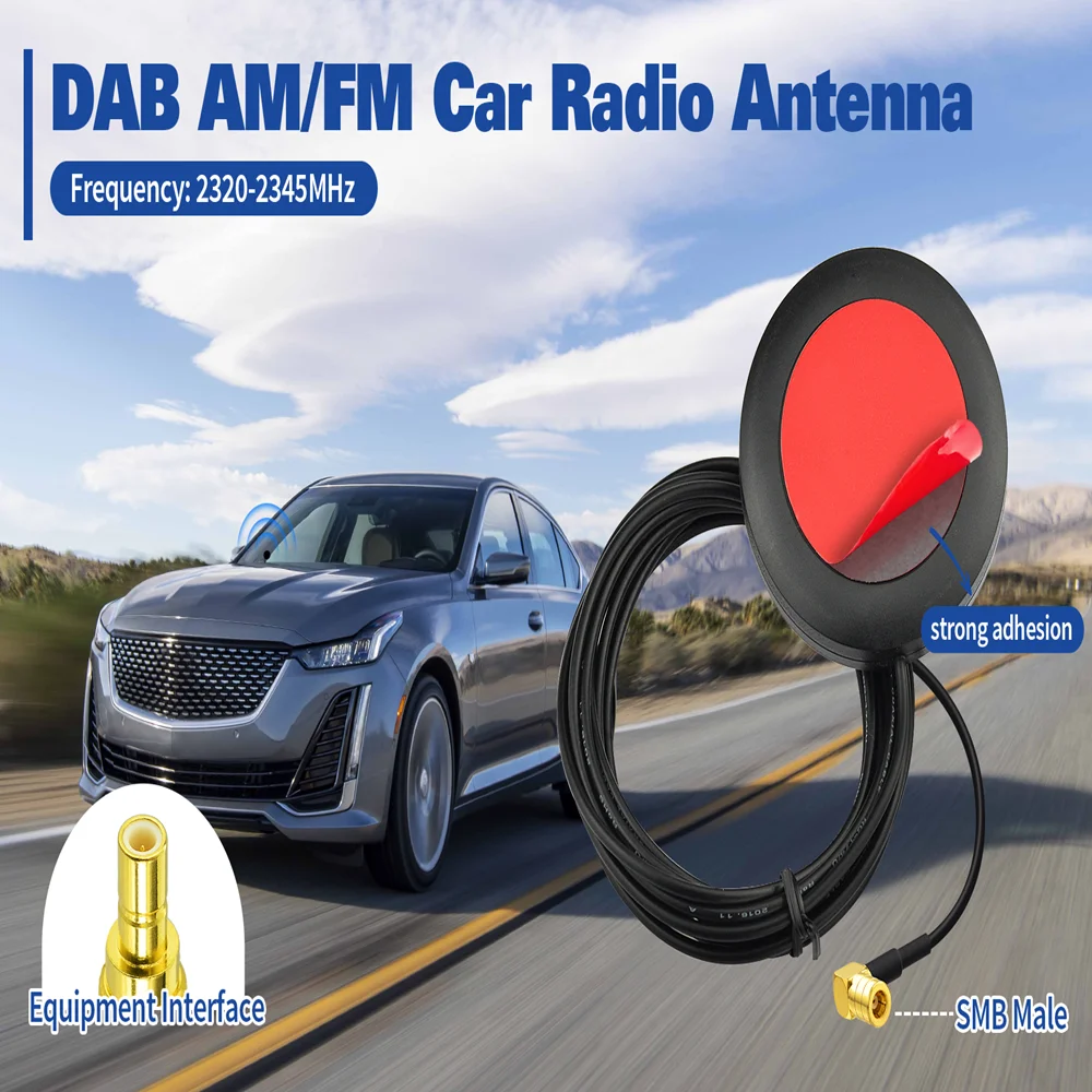 Superbat 2320-2345MHz Car AUTO Satellite Radio Aerial Antenna SMB Connector for Sirius XM Radio Stystem
Superbat 2320-2345MHz Car AUTO Satellite Radio Aerial Antenna SMB Connector for Sirius XM Radio Stystem