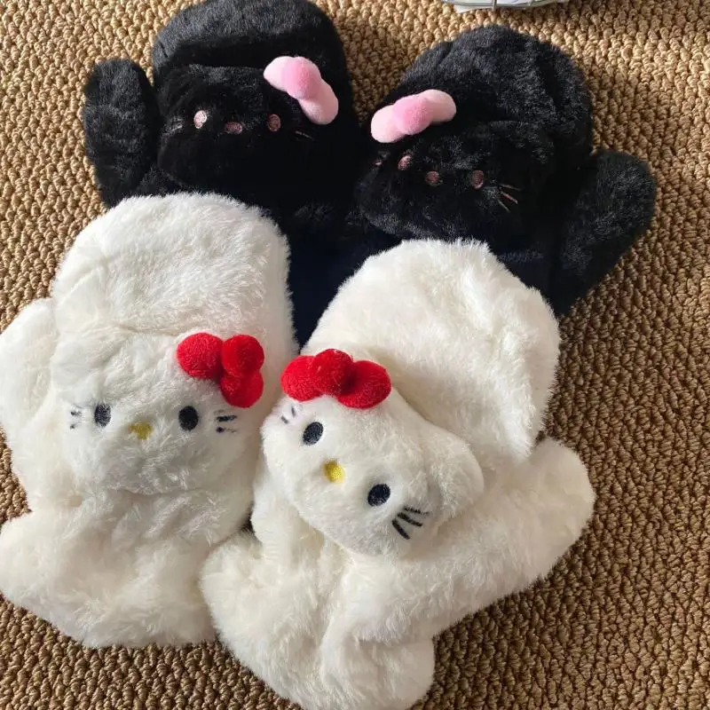 Sanrio перчатки аниме Kawaii Hellokitty новые утолщенные ветрозащитные и теплые все включено Холодостойкие и плюшевые перчатки
Sanrio перчатки аниме Kawaii Hellokitty новые утолщенные ветрозащитные и теплые все включено Холодостойкие и плюшевые перчатки