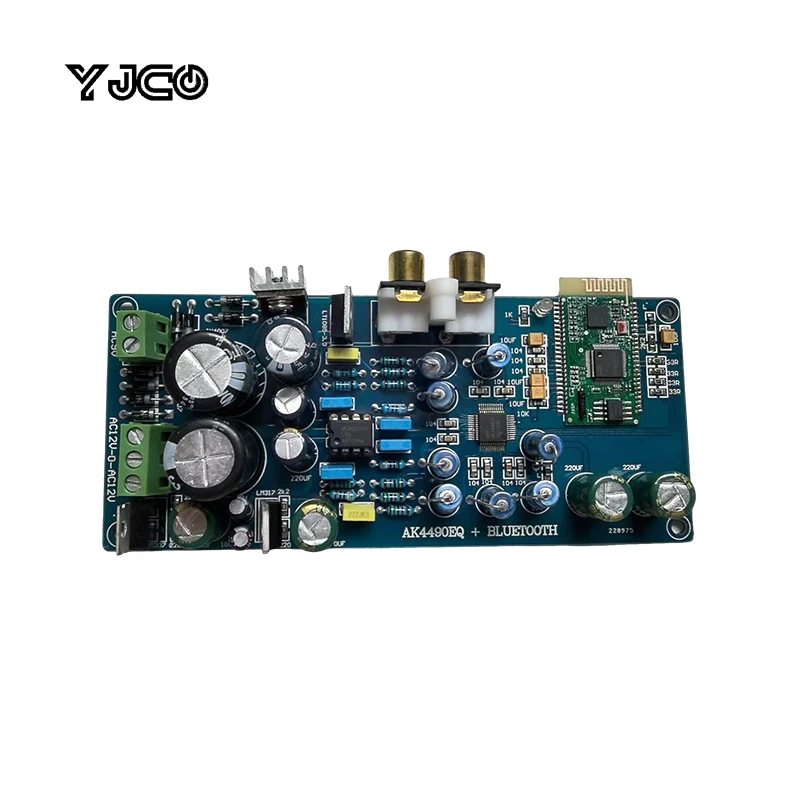 YJCO YJ0087-AK4490 HiFi Audiophile DAC Board Bluetooth 4.0 I2S Dual Power Supply LME49720 Audio Decoder Board
YJCO YJ0087-AK4490 HiFi Audiophile DAC Board Bluetooth 4.0 I2S Dual Power Supply LME49720 Audio Decoder Board