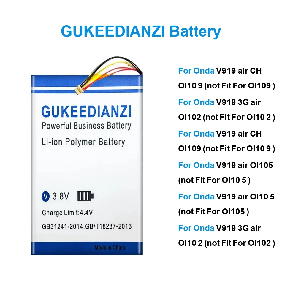 Безопасный аккумулятор для планшетов 12500 мАч для Onda V919 3G Air CH OI102 OI105 9 OI10 2 5 9 Не подходит
Безопасный аккумулятор для планшетов 12500 мАч для Onda V919 3G Air CH OI102 OI105 9 OI10 2 5 9 Не подходит