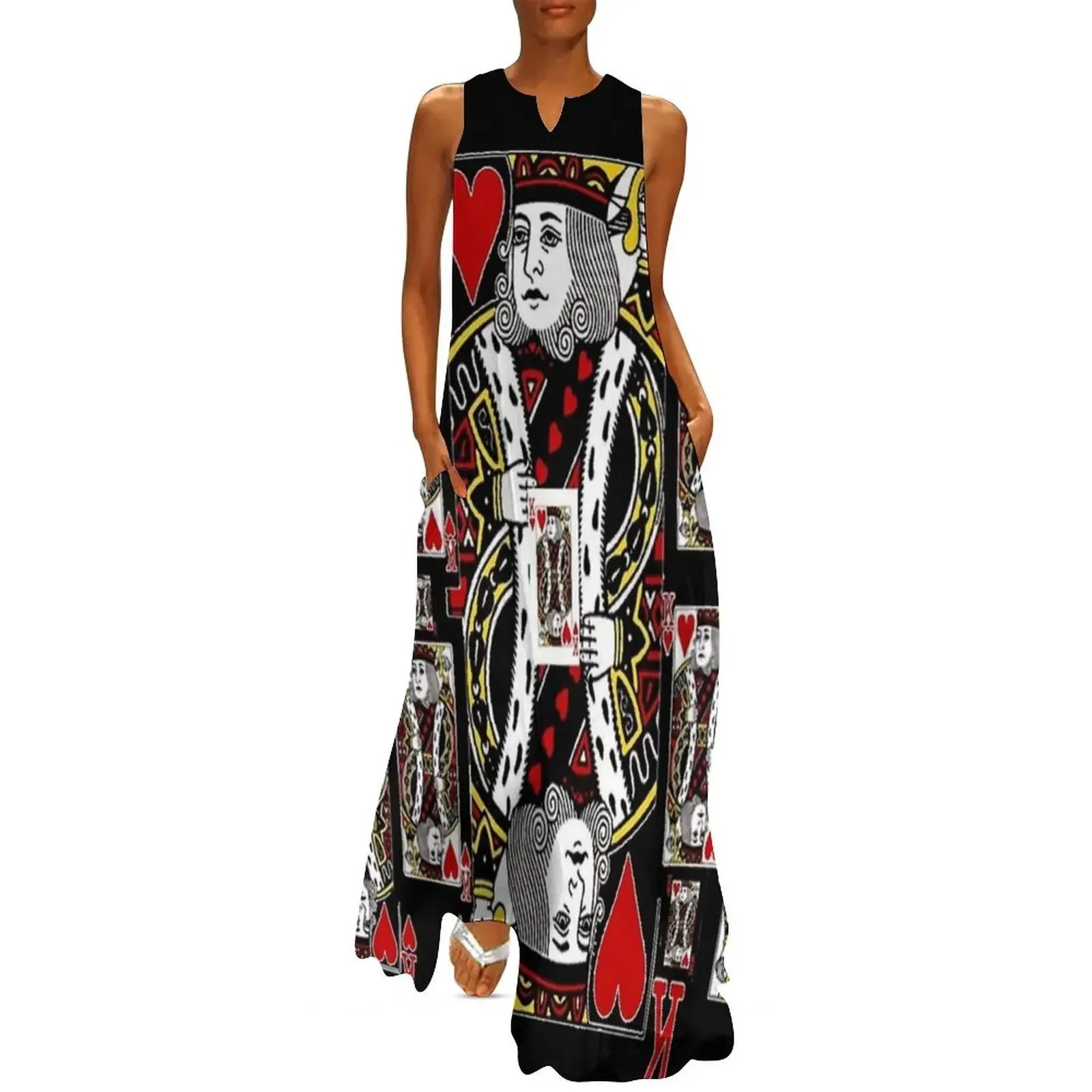 BLACK KING OF HEARTS CASINO PLAYING CARDS Long Dress summer dress womens 2025 women dresses bandage dress dresses for prom
BLACK KING OF HEARTS CASINO PLAYING CARDS Long Dress summer dress womens 2025 women dresses bandage dress dresses for prom