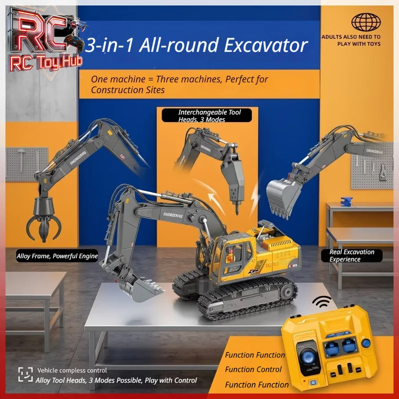 Wen Nanfeng Remote Control Excavator Multifunctional Alloy Simulation Engineering Vehicle Rechargeable Powerful Toy For Adult
Wen Nanfeng Remote Control Excavator Multifunctional Alloy Simulation Engineering Vehicle Rechargeable Powerful Toy For Adult
