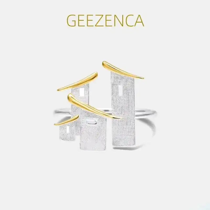 GEEZENCA 925 пробы Серебряная китайская архитектура изменяемое кольцо для женщин оригинальный дизайн уникальные художественные кольца 2023 новый подарок
GEEZENCA 925 пробы Серебряная китайская архитектура изменяемое кольцо для женщин оригинальный дизайн уникальные художественные кольца 2023 новый подарок