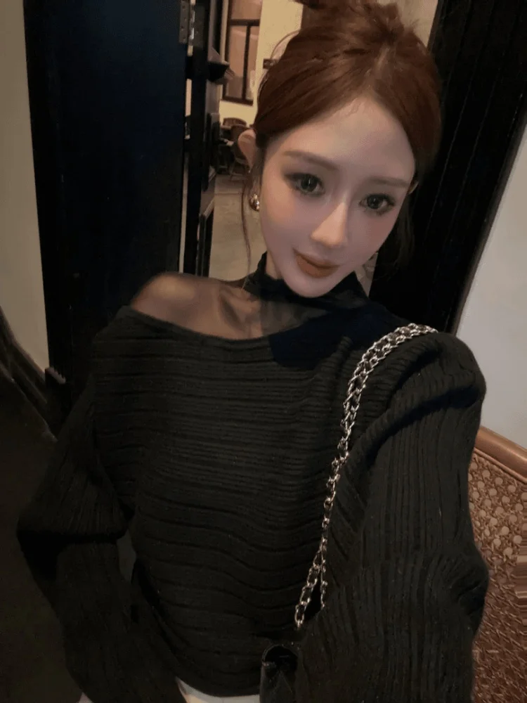Elegant Batwing Sleeve Knitwear Korean Style Long Sleeve Sweater Comfortable Fit Fashionable Trendy Women's Top Quality Material
Elegant Batwing Sleeve Knitwear Korean Style Long Sleeve Sweater Comfortable Fit Fashionable Trendy Women's Top Quality Material