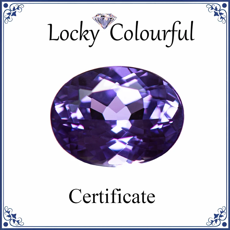 Lab Grown Sapphire Purplish Blue Color Top Quality Oval Shape Charms for Diy Jewelry Making Pendant Selectable AGL Certificate
Lab Grown Sapphire Purplish Blue Color Top Quality Oval Shape Charms for Diy Jewelry Making Pendant Selectable AGL Certificate