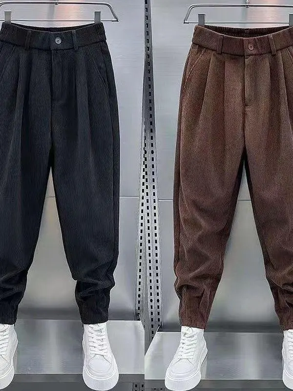 Autumn New Men's Trousers Harlan Sle Casual Pants Velvet Loose Fit Long Trousers Faionable Ci Walk Busin Casual
Autumn New Men's Trousers Harlan Sle Casual Pants Velvet Loose Fit Long Trousers Faionable Ci Walk Busin Casual