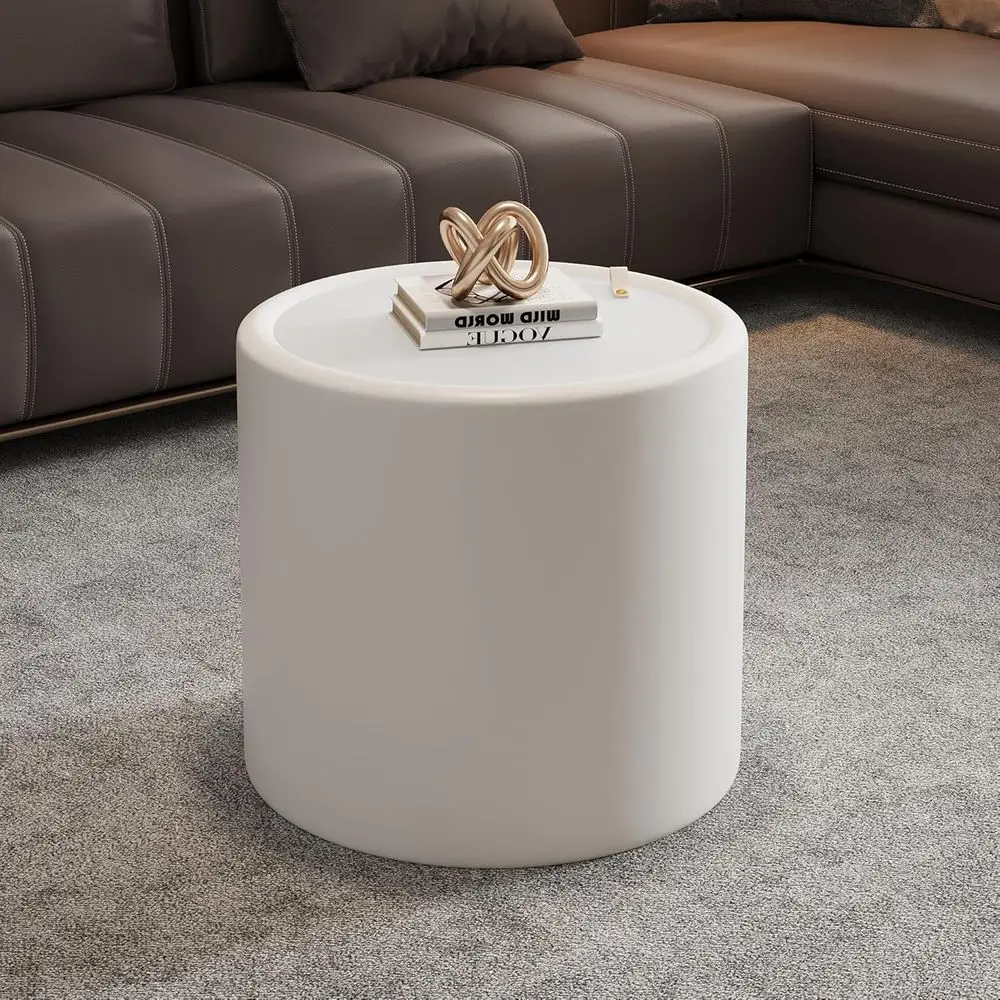 Round Tempered Glass Top Side Table with Leather Accent and Hidden Storage for Living Room
Round Tempered Glass Top Side Table with Leather Accent and Hidden Storage for Living Room