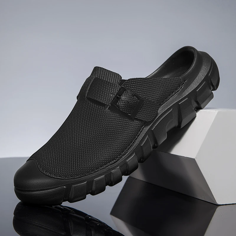 Oversize Handmade Outdoor Slippers, Water Resistant Closed Toe Design, Comfy Non-slip Wading Casual Daily Footwear
Oversize Handmade Outdoor Slippers, Water Resistant Closed Toe Design, Comfy Non-slip Wading Casual Daily Footwear