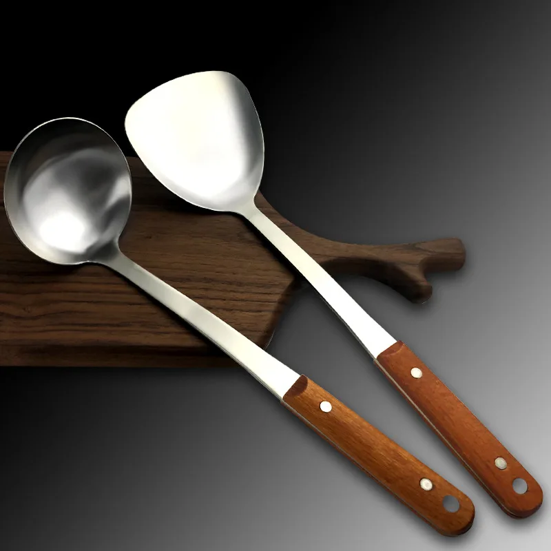 Island Qi wooden handle spatula kitchen utensils cooking shovel household anti-scalding spoon
Island Qi wooden handle spatula kitchen utensils cooking shovel household anti-scalding spoon