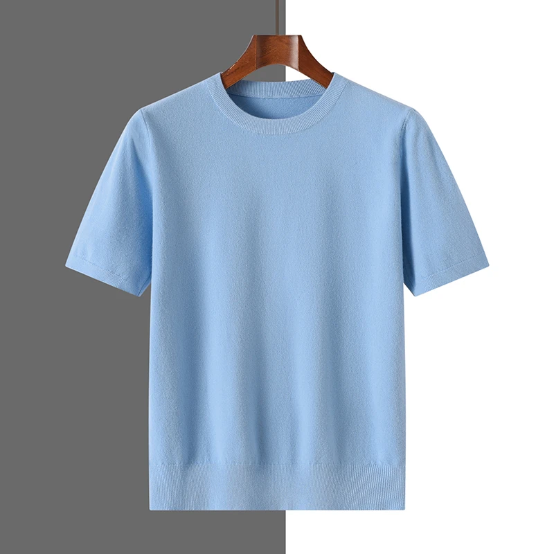 Men Cashmere Knitted short sleeves O-Neck Spring and Summer Knitted short sleeves Men
Men Cashmere Knitted short sleeves O-Neck Spring and Summer Knitted short sleeves Men