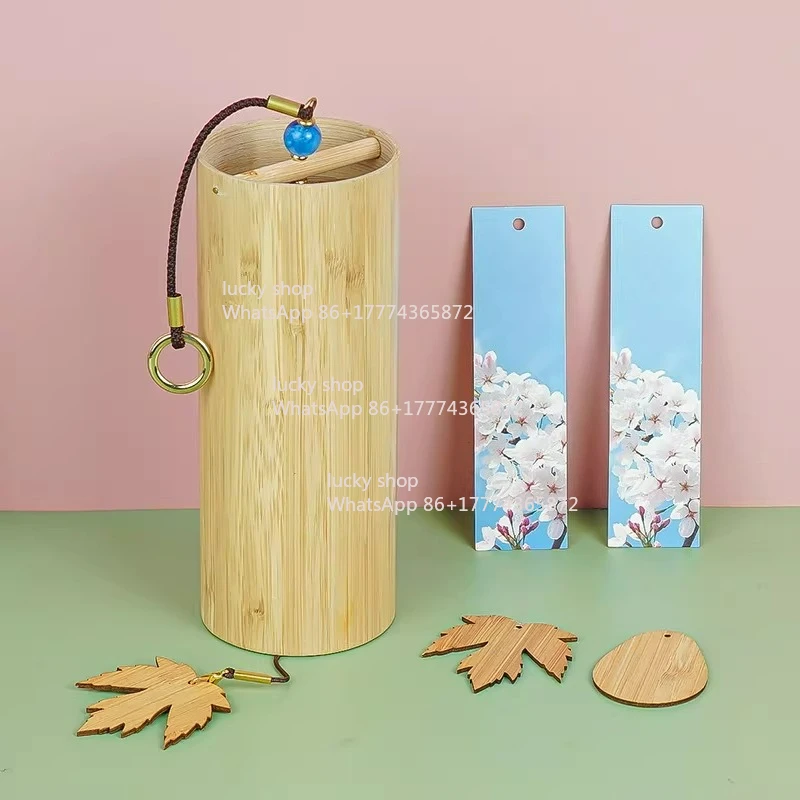 Hand-cranked Bamboo Tube Chord Wind Chimes Ornament, Bamboo Wind Chimes
Hand-cranked Bamboo Tube Chord Wind Chimes Ornament, Bamboo Wind Chimes