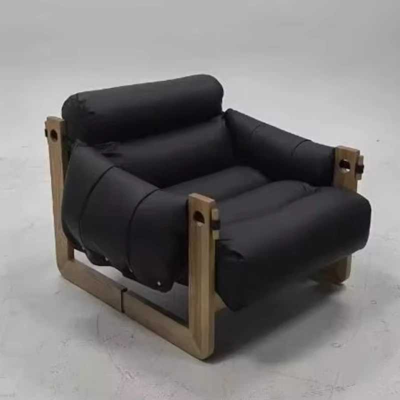 Casual leather sweatshirt chair simple modern small unit Nordic single solid wood sofa chair living room villa
Casual leather sweatshirt chair simple modern small unit Nordic single solid wood sofa chair living room villa