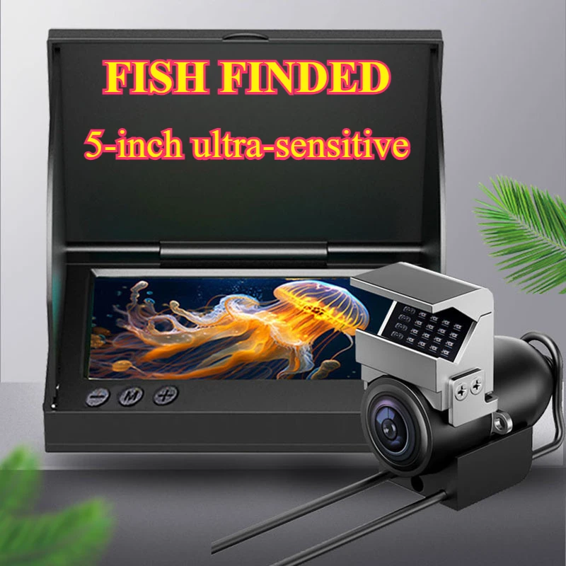 5-inch IPS Screen Fish Finder • HD Underwater Camera 2000 Bright Screen • Super Sensitive Night Vision Fishing 15/30M
5-inch IPS Screen Fish Finder • HD Underwater Camera 2000 Bright Screen • Super Sensitive Night Vision Fishing 15/30M