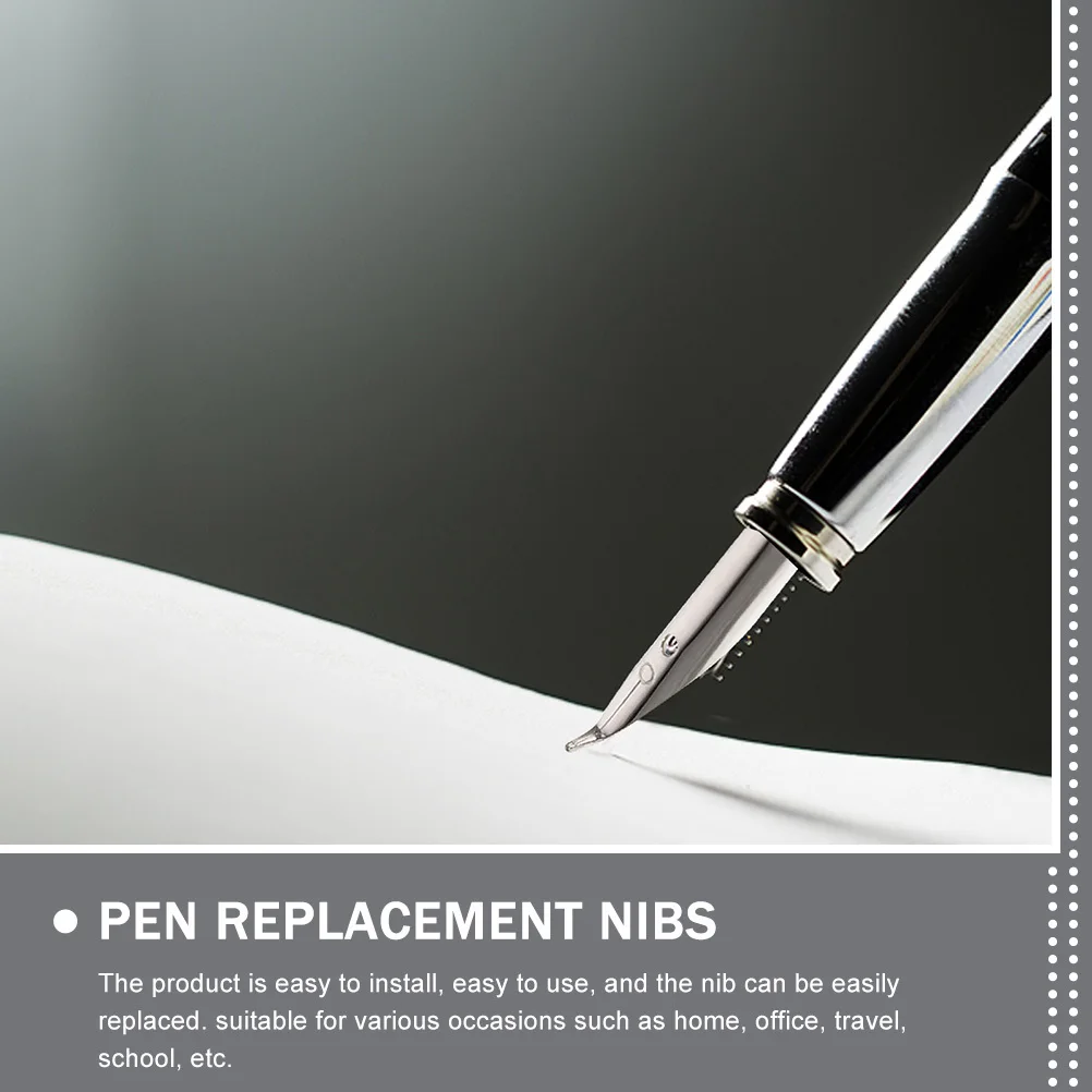 15Pcs Fountain Pen Nibs Practical Design Easy Installation Calligraphy Pen Nibs for Students Artists Beginners Home Office
15Pcs Fountain Pen Nibs Practical Design Easy Installation Calligraphy Pen Nibs for Students Artists Beginners Home Office