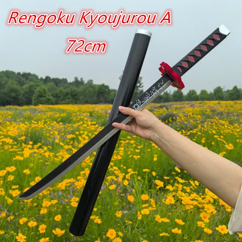 72cm Rengoku Kyoujurou Sword Kimetsu No Yaiba Anime Cosplay Props Real Size Japanese Katana Samurai Sabre Demon Slayer toy sword
72cm Rengoku Kyoujurou Sword Kimetsu No Yaiba Anime Cosplay Props Real Size Japanese Katana Samurai Sabre Demon Slayer toy sword