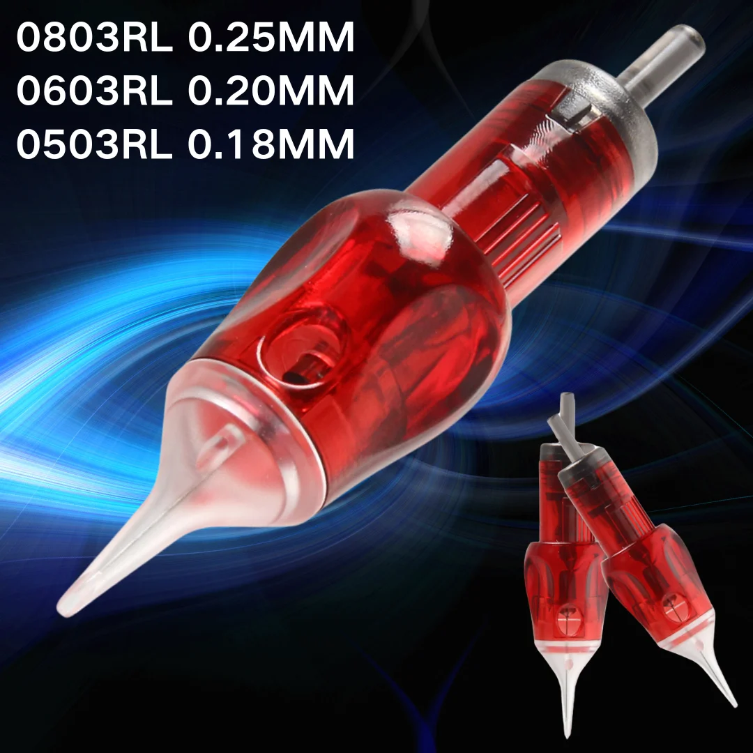 5/10/20/50pcs 0503RL 0603RL 0803RL 0.18 0.20 0.25MM SMP Scalp Micropigmentation Sterilized Tattoo Needle Cartridge
5/10/20/50pcs 0503RL 0603RL 0803RL 0.18 0.20 0.25MM SMP Scalp Micropigmentation Sterilized Tattoo Needle Cartridge