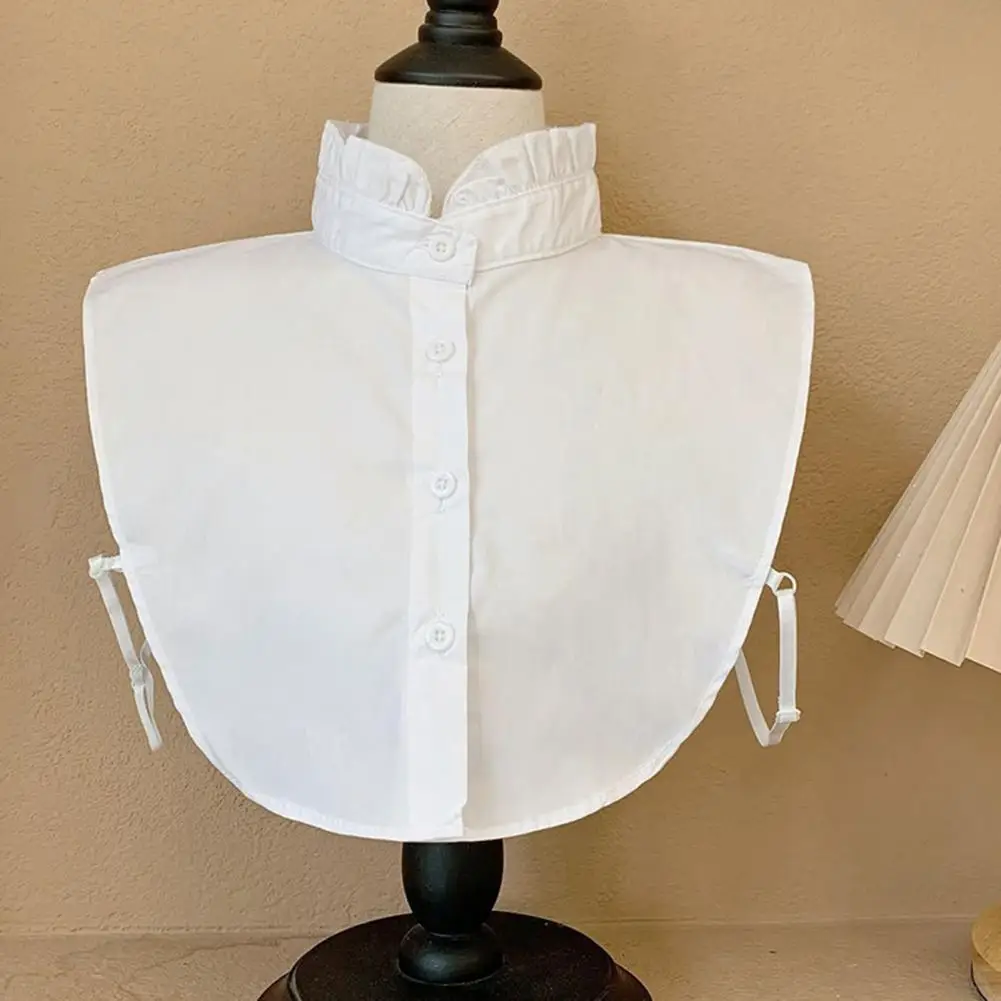 White Fake Shirt Collar Women False Collar Lapel Side Strap Single Breasted Solid Color Detachable Collar Clothes Accessories
White Fake Shirt Collar Women False Collar Lapel Side Strap Single Breasted Solid Color Detachable Collar Clothes Accessories