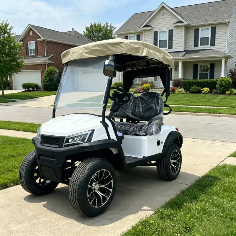 72V Lithium Battery 2 Seater Electric Golf Cart Welded Steel Frame Treated with Pickling Phosphating Electrophoretic Coating
72V Lithium Battery 2 Seater Electric Golf Cart Welded Steel Frame Treated with Pickling Phosphating Electrophoretic Coating