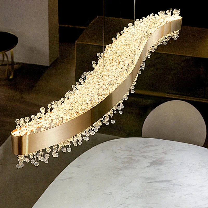 Роскошная Подвесная лампа с бусинами, Современное украшение для дома, столовая, гостиная, Потолочная люстра с регулируемой яркостью, светодиодный Блеск
Роскошная Подвесная лампа с бусинами, Современное украшение для дома, столовая, гостиная, Потолочная люстра с регулируемой яркостью, светодиодный Блеск