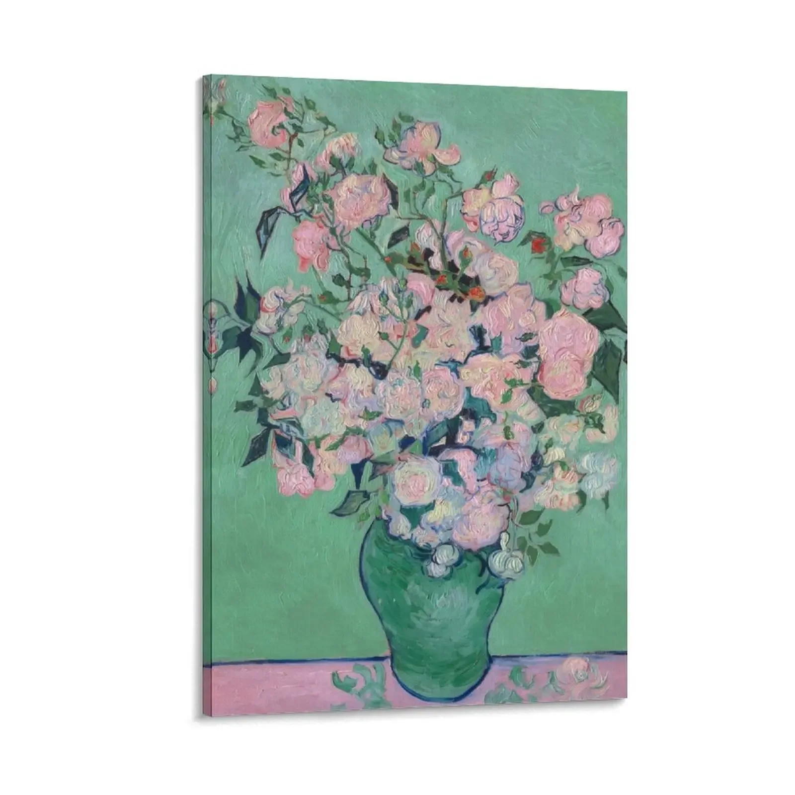 Pink Roses in a Vase, Vincent van Gogh Canvas Painting Paintings for bedroom aesthetic room decoration bedroom decor
Pink Roses in a Vase, Vincent van Gogh Canvas Painting Paintings for bedroom aesthetic room decoration bedroom decor