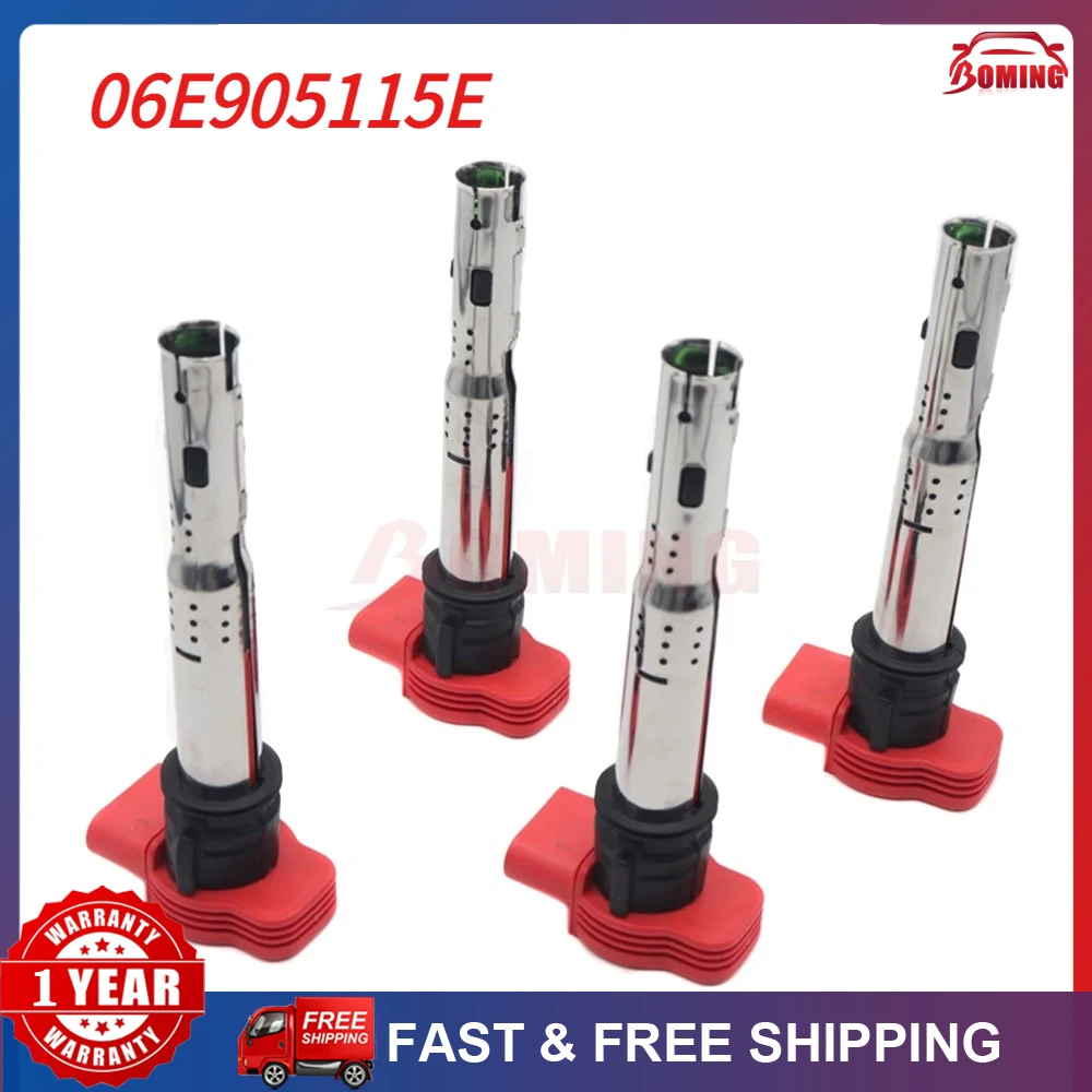 06E905115E Car Ignition Coil 1/4pcs For Audi S3 A4 A5 A6 Q5 R8 Q7 TT allroad Quattro Volkswagen CC Beetle Eos Golf R Tiguan New
06E905115E Car Ignition Coil 1/4pcs For Audi S3 A4 A5 A6 Q5 R8 Q7 TT allroad Quattro Volkswagen CC Beetle Eos Golf R Tiguan New