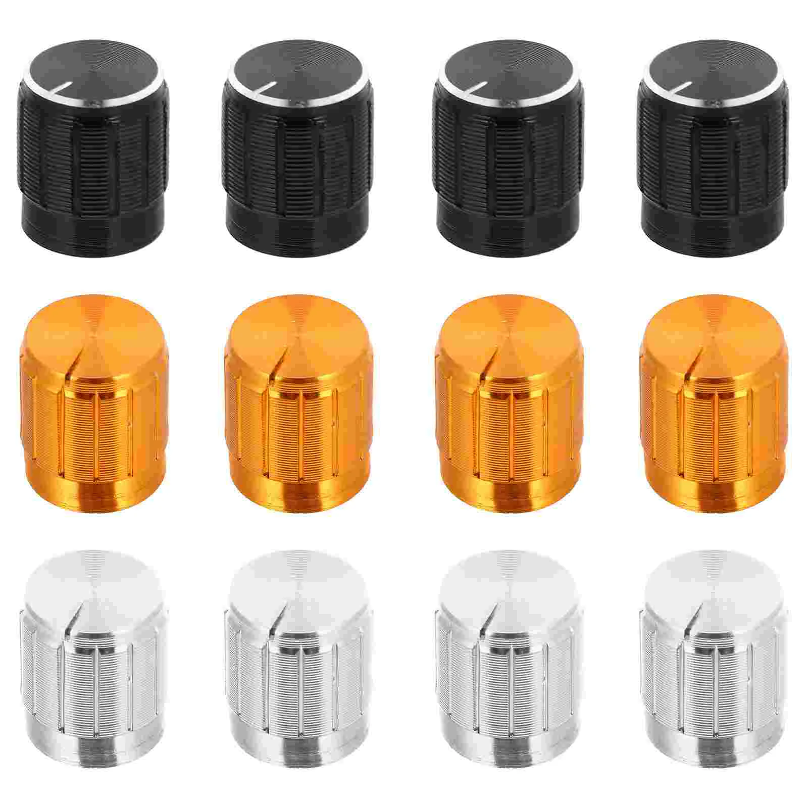 12 Pcs Knob Guitar Knobs for Stereo Metal Aluminum Alloy Wired Potentiometer Parts Rotary
12 Pcs Knob Guitar Knobs for Stereo Metal Aluminum Alloy Wired Potentiometer Parts Rotary