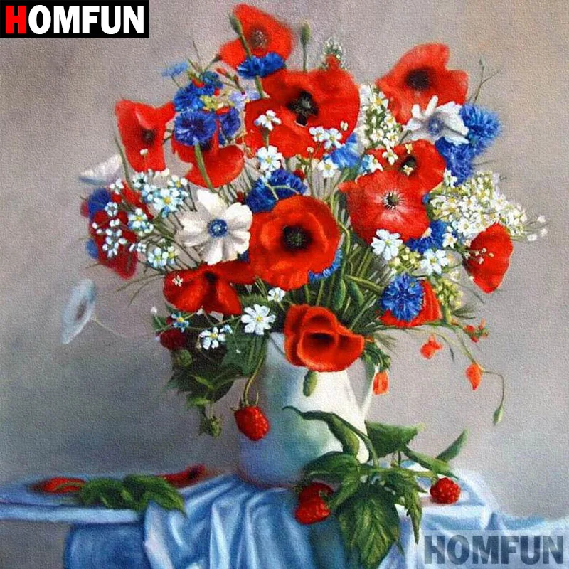 HOMFUN 5D DIY Diamond Painting Full Square/Round Drill "Bright flowers" 3D Embroidery Cross Stitch gift Home Decor A01200
HOMFUN 5D DIY Diamond Painting Full Square/Round Drill "Bright flowers" 3D Embroidery Cross Stitch gift Home Decor A01200