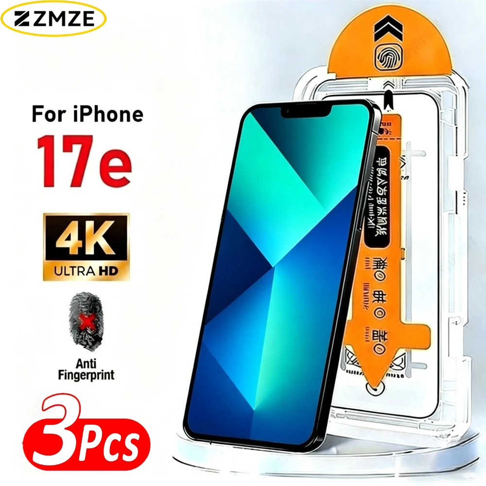 3Pcs High Clear Screen Protector for iPhone 17 16 15 Pro Max Air 17e 16e 14 13 12 11 Pro 15 14 Plus One Click Installation Glass
3Pcs High Clear Screen Protector for iPhone 17 16 15 Pro Max Air 17e 16e 14 13 12 11 Pro 15 14 Plus One Click Installation Glass