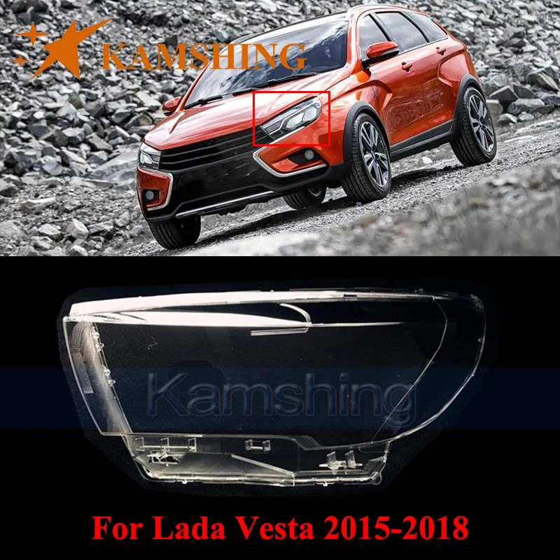 CAPQX Front Headlight Cover For Lada Vesta 2015-2018 Transparent Lampshade Head Light Shell Glass Headlamp Lens Mask
CAPQX Front Headlight Cover For Lada Vesta 2015-2018 Transparent Lampshade Head Light Shell Glass Headlamp Lens Mask