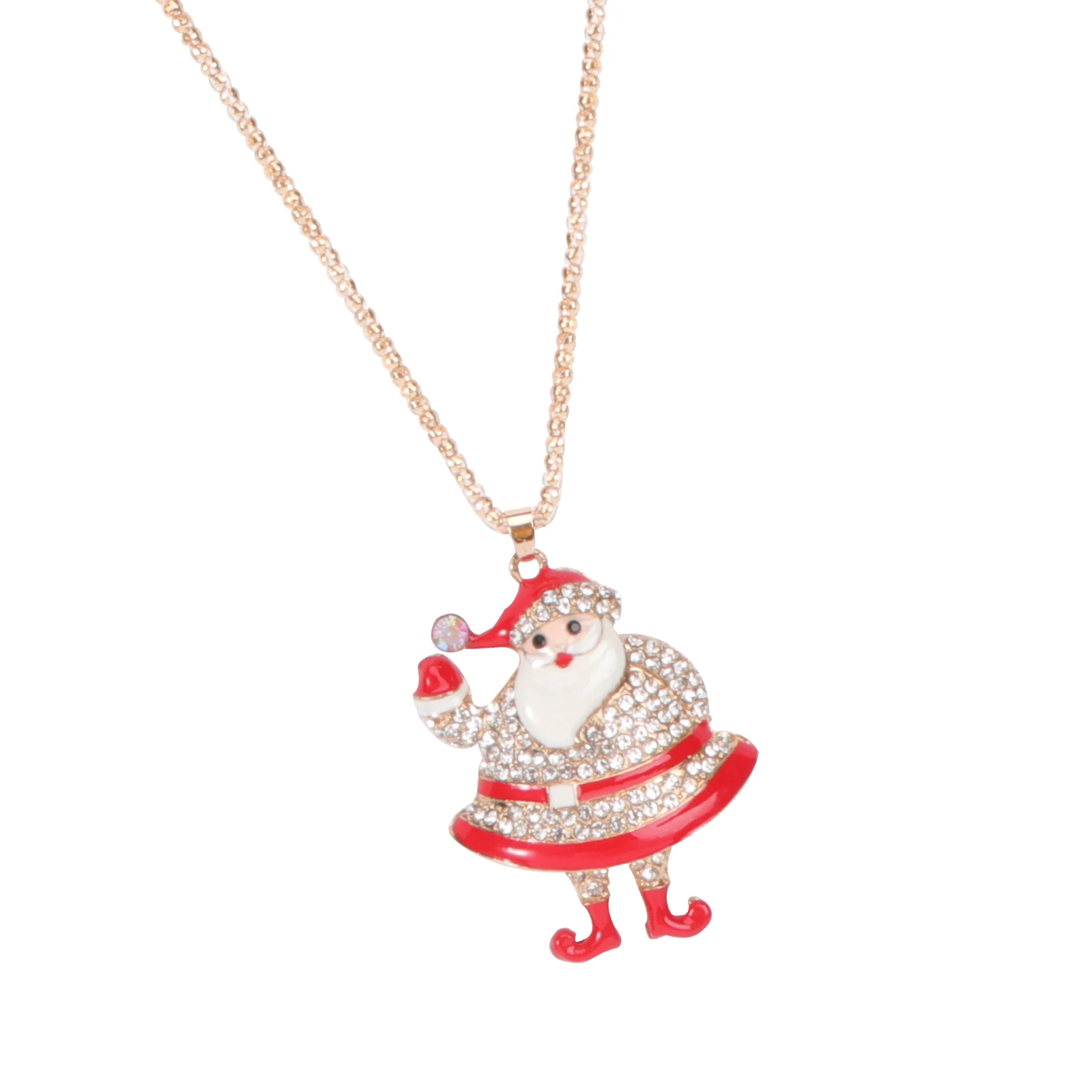 Christmas Santa Claus Necklace Delicate Metal Alloy Pendant for Women Sweater Jewelry Party Gifts Fine Workmanship Trend Fashion
Christmas Santa Claus Necklace Delicate Metal Alloy Pendant for Women Sweater Jewelry Party Gifts Fine Workmanship Trend Fashion