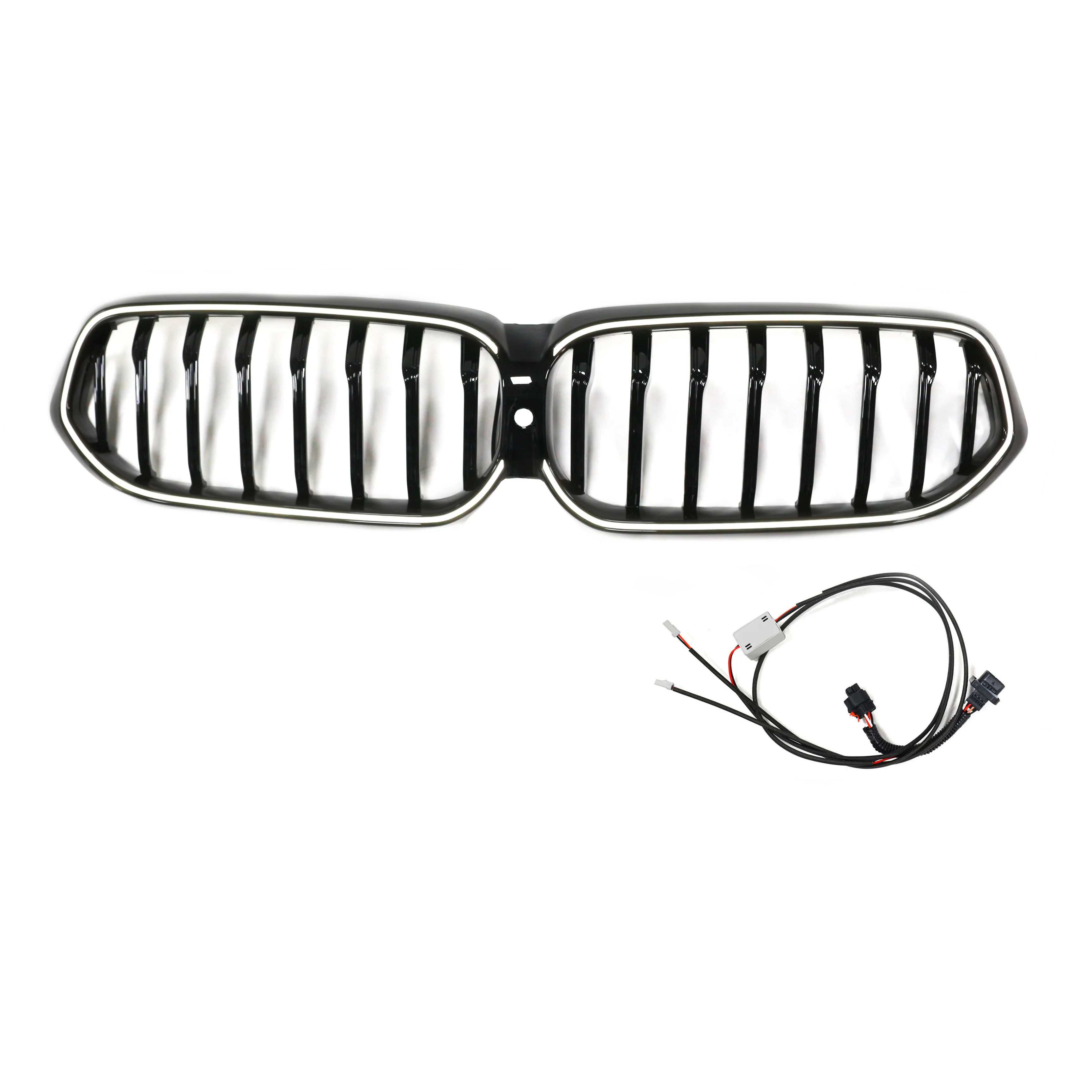 Auto Part Front Grille Upgrade ABS Single LED Slat Gloss Black Front Kidney Bumper Center Grill Grille for Bmw 6 Series G32 2020
Auto Part Front Grille Upgrade ABS Single LED Slat Gloss Black Front Kidney Bumper Center Grill Grille for Bmw 6 Series G32 2020