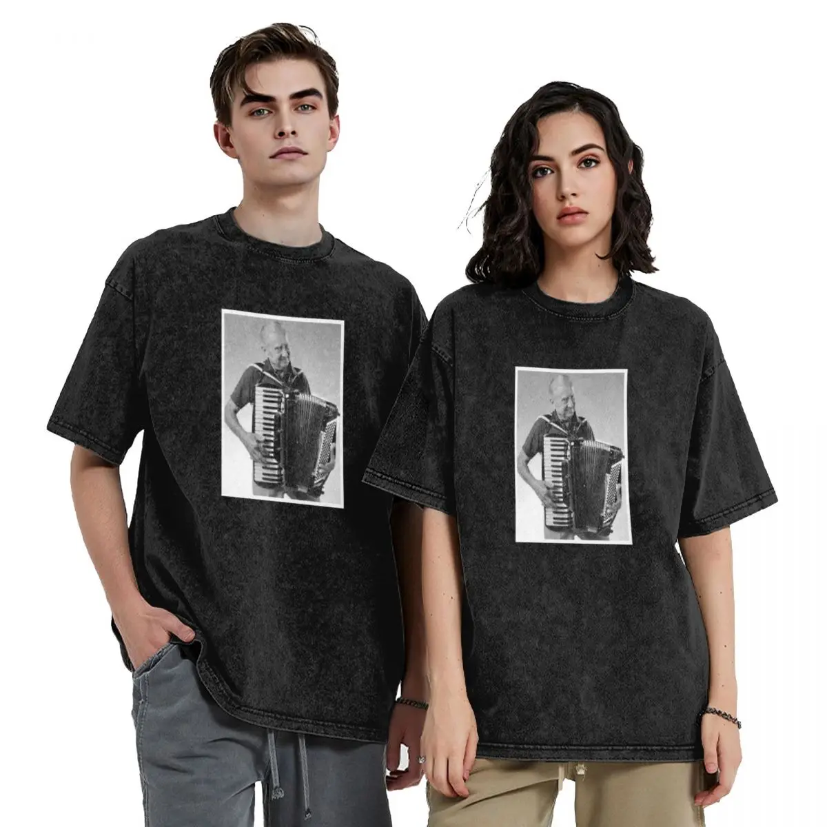 Frank Yankovic with PANcordion c. 1993 B&W photo T-Shirt summer shirt graphics outfits for men
Frank Yankovic with PANcordion c. 1993 B&W photo T-Shirt summer shirt graphics outfits for men
