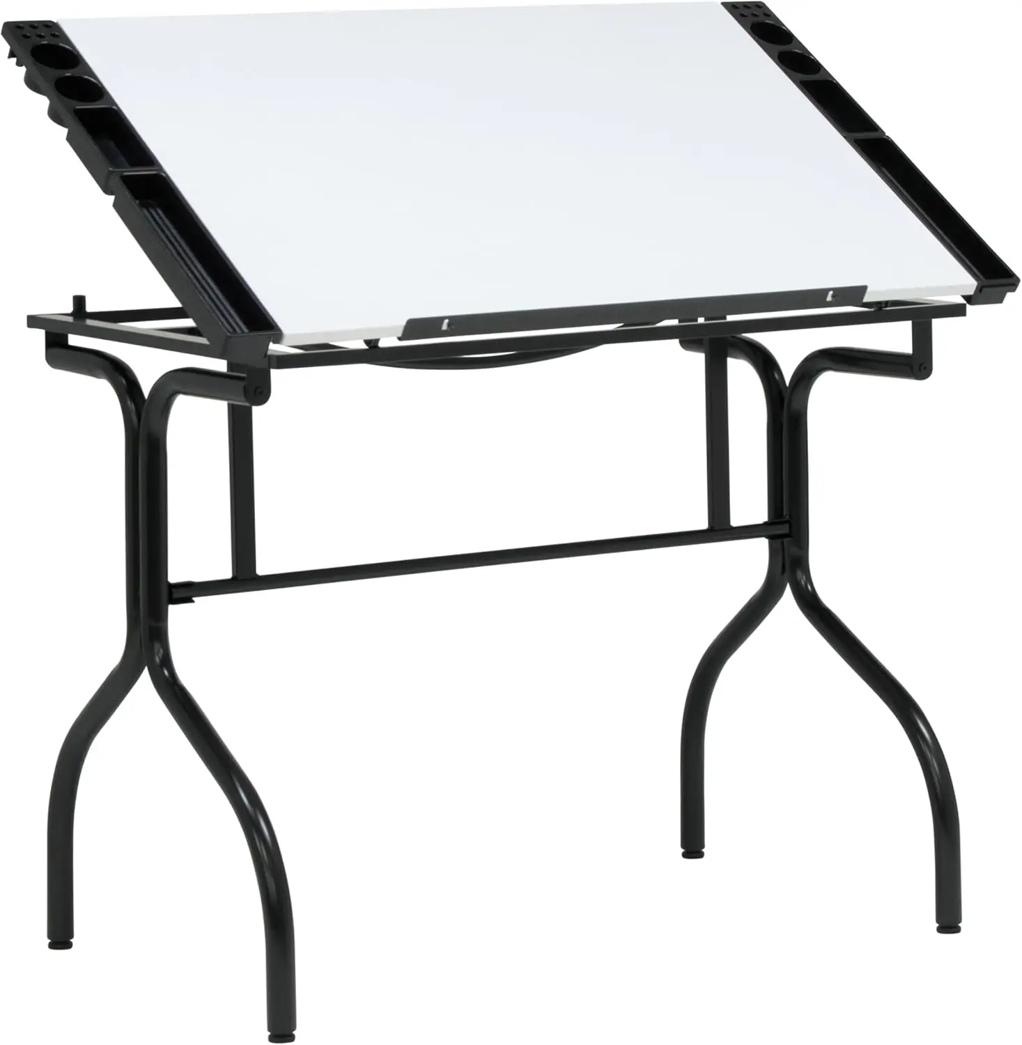Adjustable Folding Craft Drafting Table, 35.25" W x 23.75" D, Black/White - Modern Design for Art & Hobby
Adjustable Folding Craft Drafting Table, 35.25" W x 23.75" D, Black/White - Modern Design for Art & Hobby