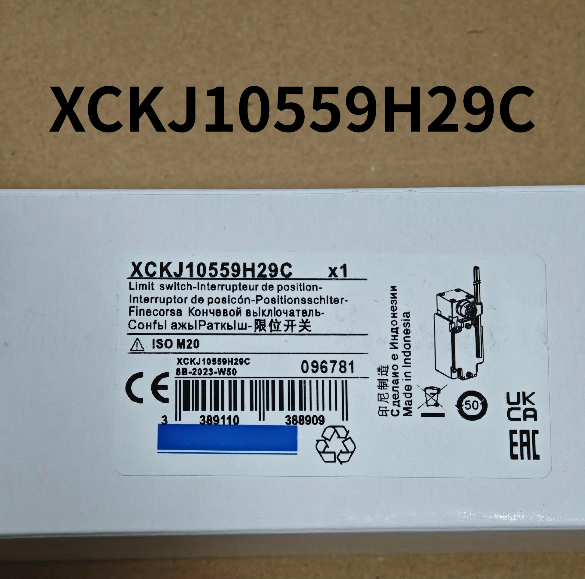 Brand New Original XCKJ10559H29 XCKJ10559H29C = ZCKJ1H29C + ZCKY59C + ZCKE05C travel switch Fast delivery
Brand New Original XCKJ10559H29 XCKJ10559H29C = ZCKJ1H29C + ZCKY59C + ZCKE05C travel switch Fast delivery