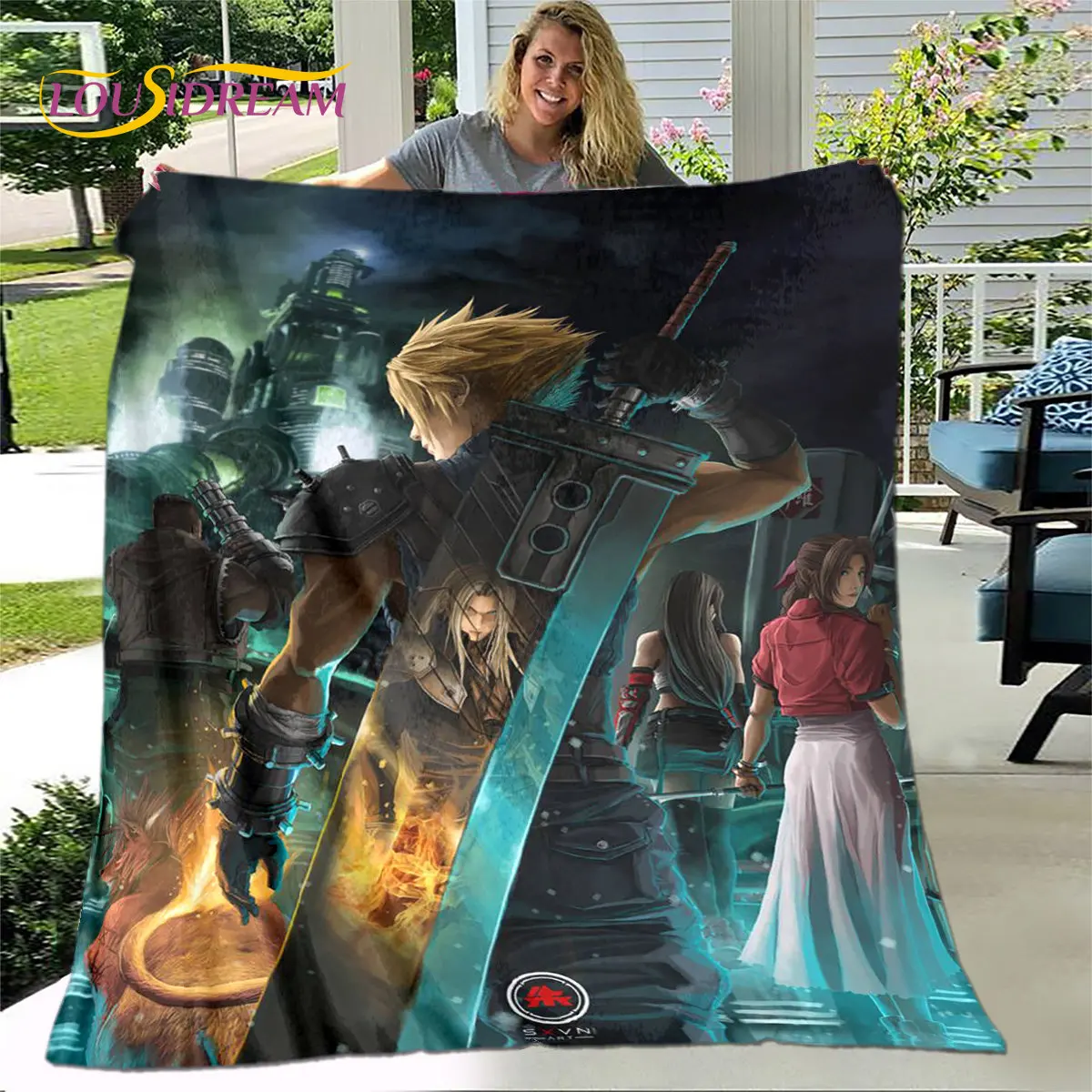 Final Fantasy Game Gamer Soft Plush Blanket,Flannel Blanket Throw Blanket for Living Room Bedroom Bed Sofa Picnic Cover Kid Warm
Final Fantasy Game Gamer Soft Plush Blanket,Flannel Blanket Throw Blanket for Living Room Bedroom Bed Sofa Picnic Cover Kid Warm