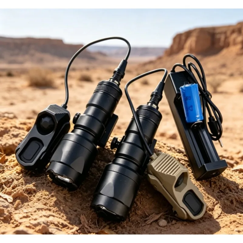 Mini M300 Flashlight Helmet Mount, Aluminum Nylon Head Lamp, Constant On Torch for Outdoor Camping Hiking Tactical Use
Mini M300 Flashlight Helmet Mount, Aluminum Nylon Head Lamp, Constant On Torch for Outdoor Camping Hiking Tactical Use