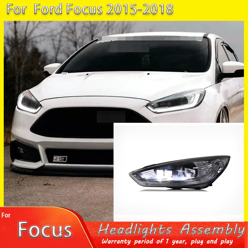 Car Lights for Ford Focus LED Headlight 2015 2016 2017-2018 Focus Head Lamp Drl Projector Lens Automotive Accessories
Car Lights for Ford Focus LED Headlight 2015 2016 2017-2018 Focus Head Lamp Drl Projector Lens Automotive Accessories