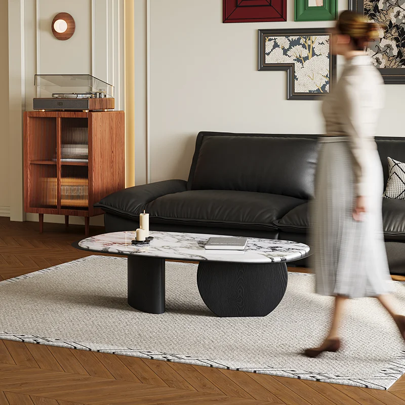 Medieval coffee table living room new light luxury high-end household small apartment marble solid wood minimalist
Medieval coffee table living room new light luxury high-end household small apartment marble solid wood minimalist