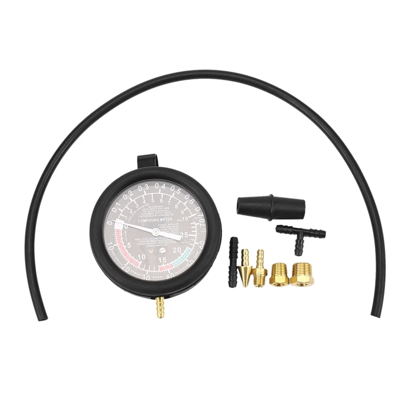 Multifunction Car Engine Vacuum Pressure Gauge Meter For Fuel System Vaccum System Seal Leakage Tester
Multifunction Car Engine Vacuum Pressure Gauge Meter For Fuel System Vaccum System Seal Leakage Tester