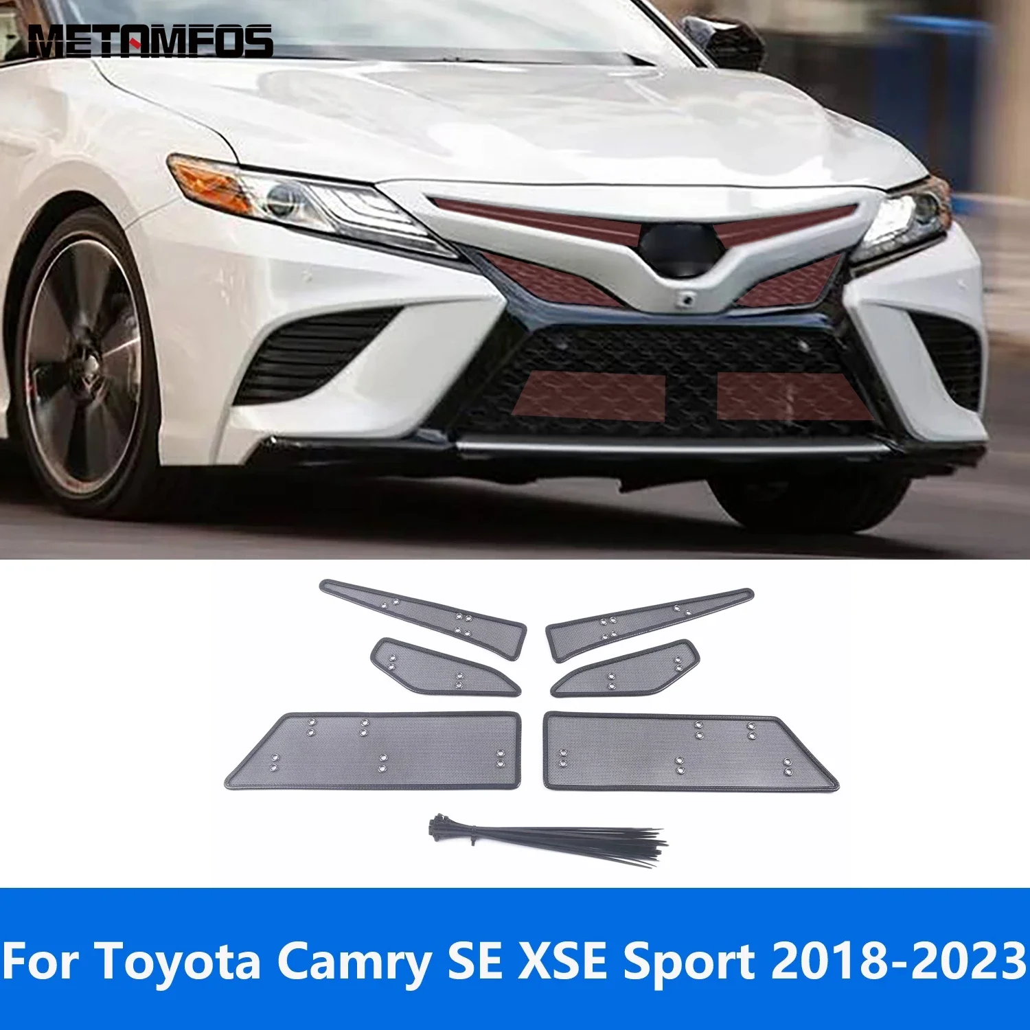 Front Grille Insect Net For Toyota Camry SE XSE Sport 2018-2023 Insect Screening Mesh Anti Dust Proof Accessories Car Styling
Front Grille Insect Net For Toyota Camry SE XSE Sport 2018-2023 Insect Screening Mesh Anti Dust Proof Accessories Car Styling