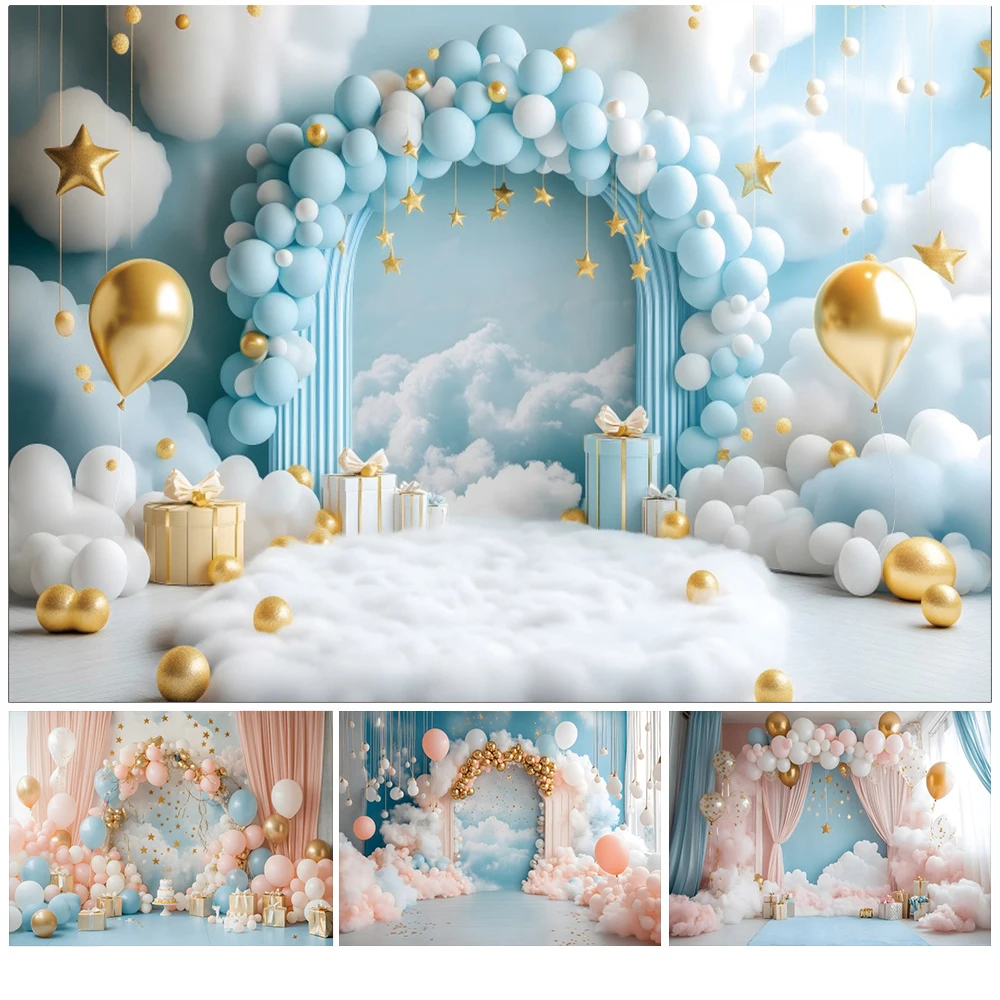 Newborn Baby Birthday Photography Backdrop Pink Blue Balloons Flowers Girl Boy Birthday Party Background Decor Photo Studio Prop
Newborn Baby Birthday Photography Backdrop Pink Blue Balloons Flowers Girl Boy Birthday Party Background Decor Photo Studio Prop