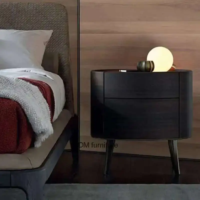 Modern Minimalist Hotel Small Bedside Table Wood Light Luxury Creative Oval Small Side A Few Pairs of Drawer Storage Cabinets
Modern Minimalist Hotel Small Bedside Table Wood Light Luxury Creative Oval Small Side A Few Pairs of Drawer Storage Cabinets